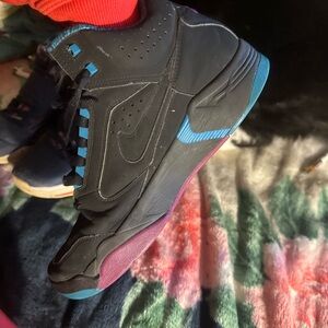 Nike Black and Blue Sneakers